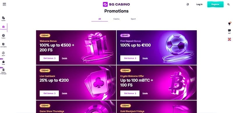 SG Casino avis – Le programme VIP SG Casino : rentable à partir du niveau 3