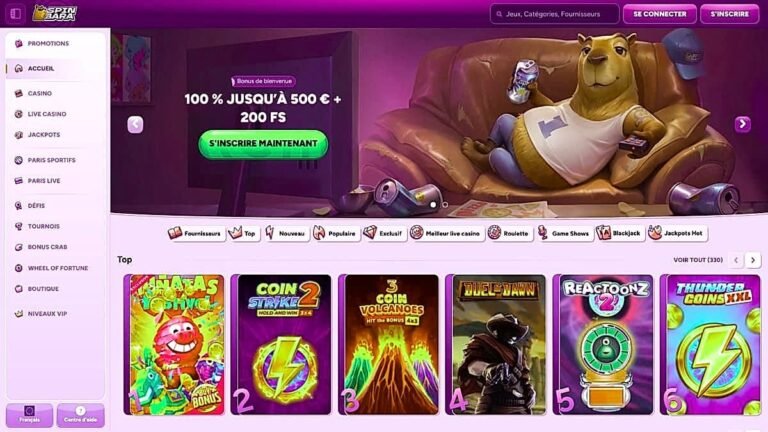 Spinbara inscription et prise en main