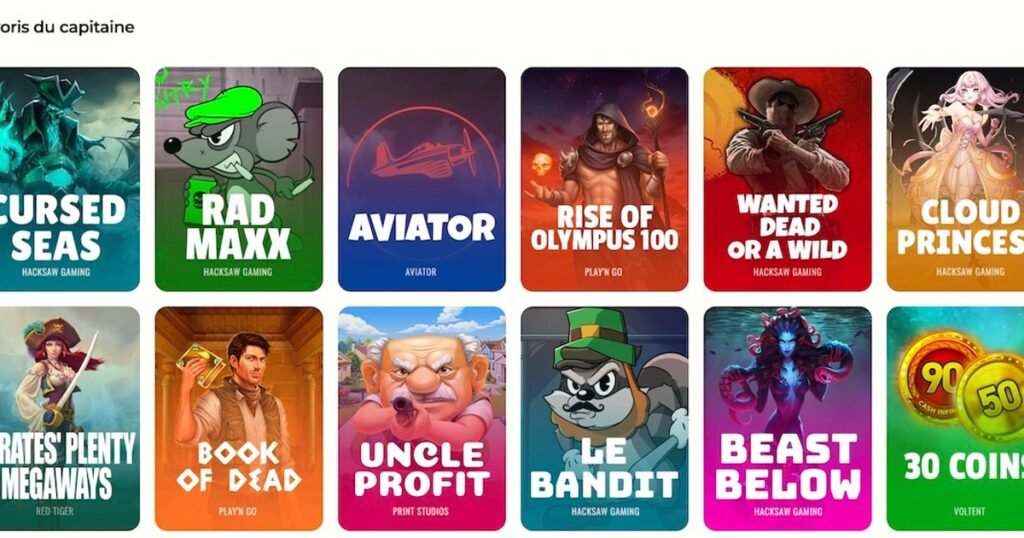 Captain Slots protections SSL KYC et RNG