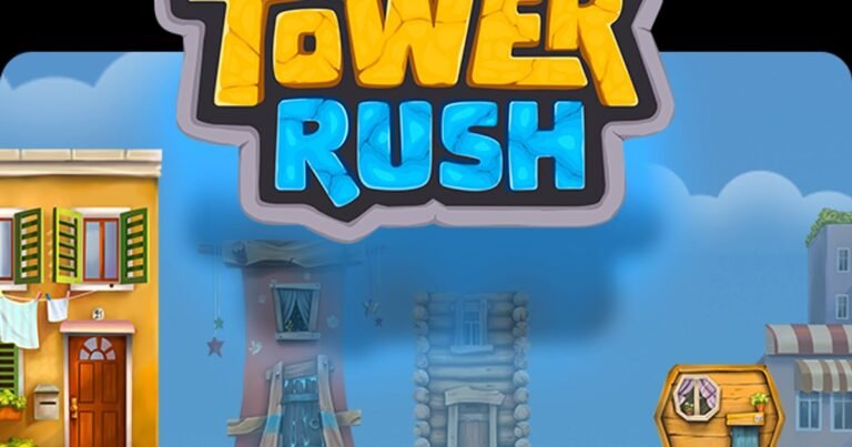 Tower Rush sur mobile - crash game Goldzino